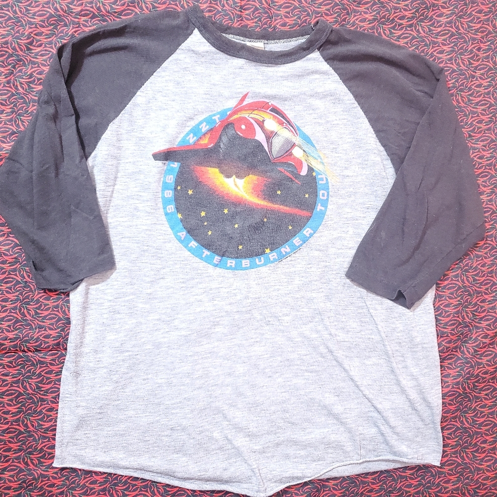 ZZ Top Baseball Afterburner Tour Shirt
